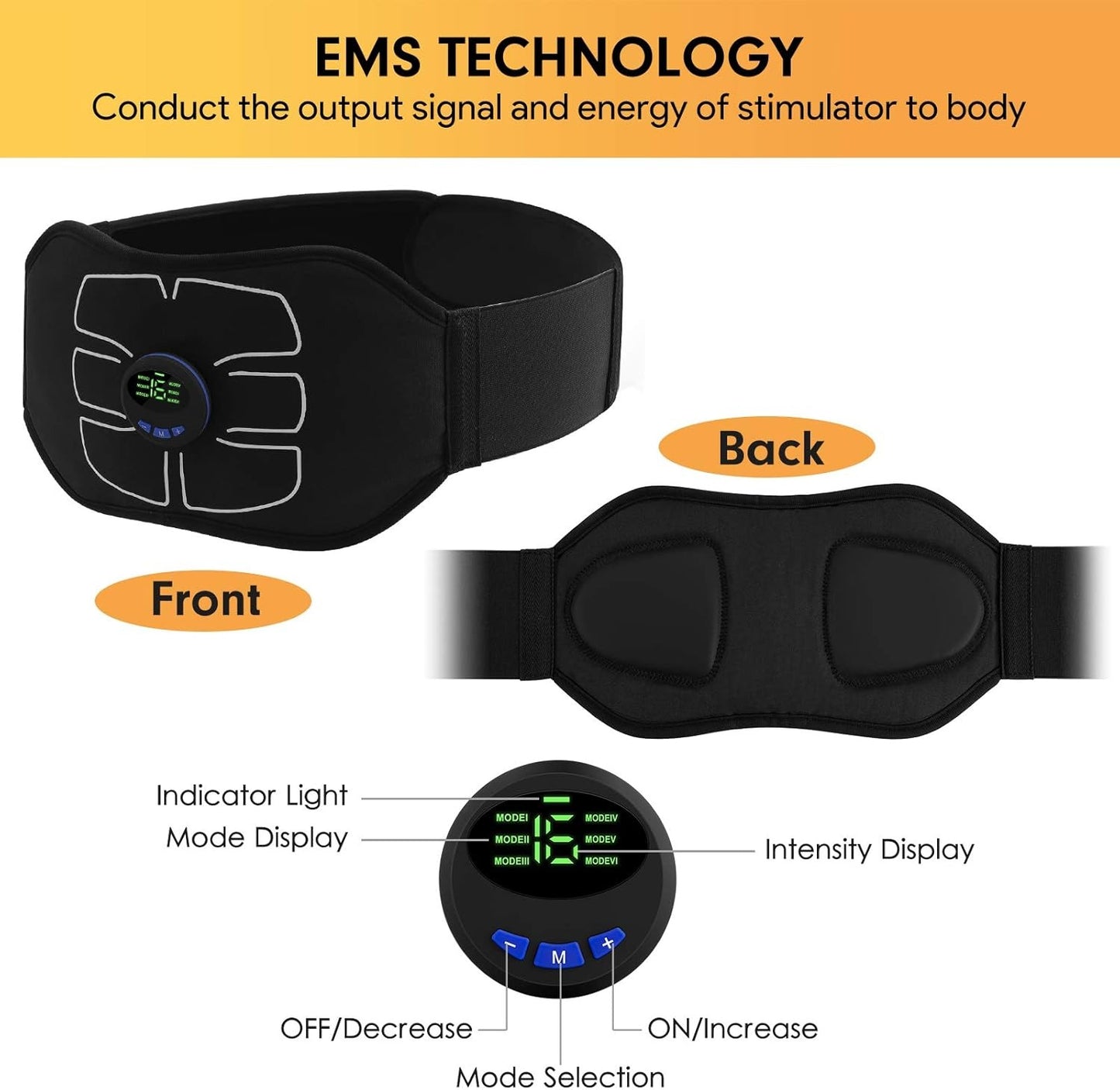 EMS Abdominal Trainer Belt
