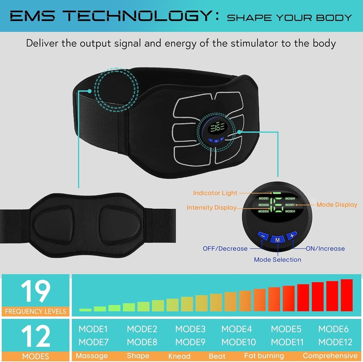 EMS Abdominal Trainer Belt